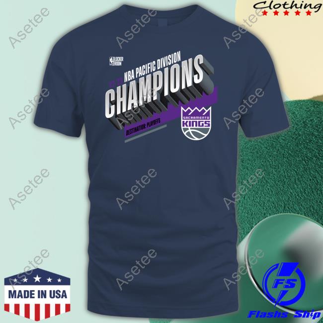 Sacramento Kings Fanatics Branded 2023 Pacific Division Champions Locker Room T