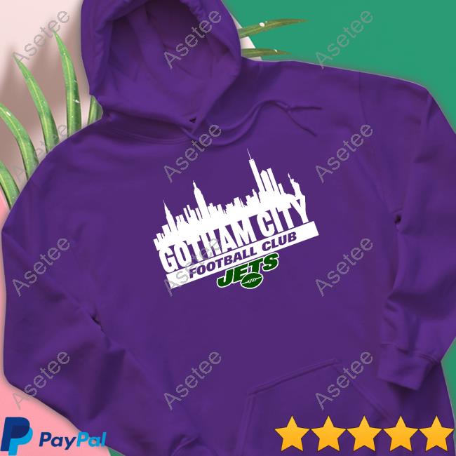 Jets Gotham City Hoodie Sweatshirt Tshirt Double Sided New York