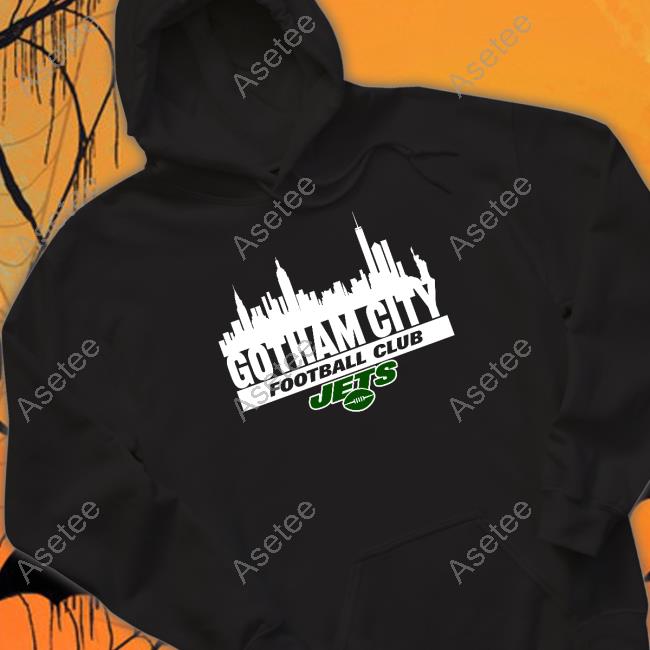 Jets Gotham City Hoodie Sweatshirt Tshirt Double Sided New York