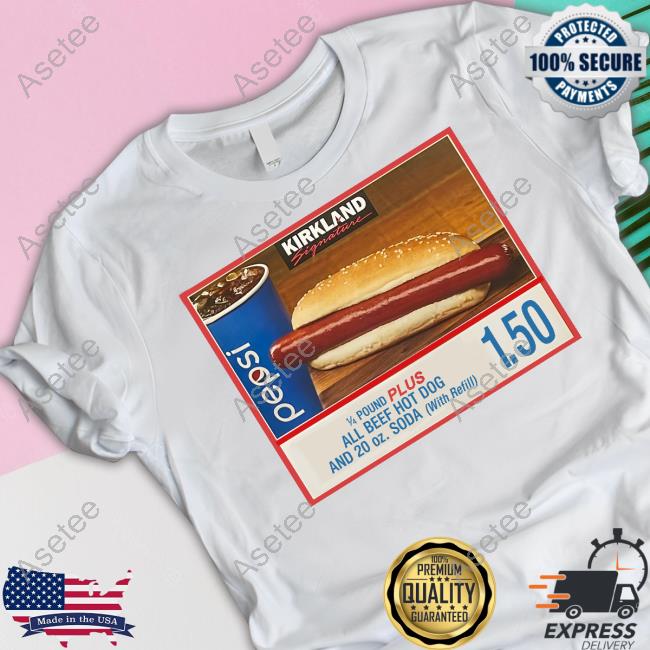 Kirkland Costco Hot Dog Combo T-Shirt 