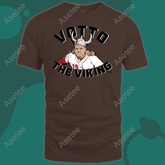 Breaking T Merch Cincinnati Reds Joey Votto The Vking Hoodied Sweatshirt -  Limotees