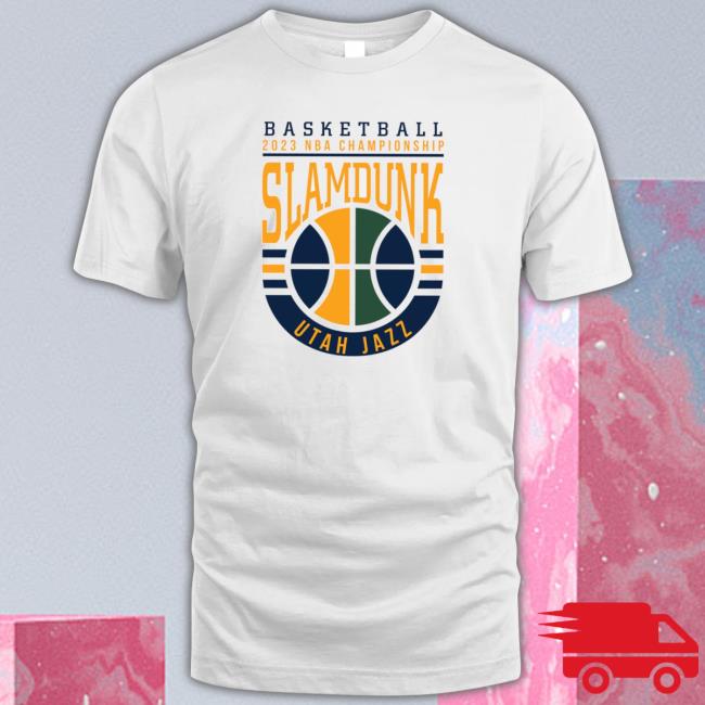 2023 championship slamdunk Utah jazz basketball logo shirt, hoodie