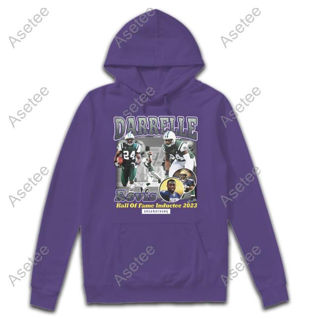 Official Dreamathon Merch Darrelle Revis Hall Of Fame Inductee 2023 t-shirt,  hoodie, longsleeve, sweater