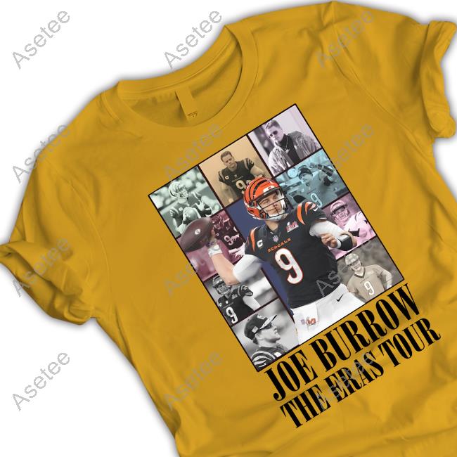 Official Number 9 Joe Burrow The Eras Tour shirt, hoodie, sweater, long  sleeve and tank top