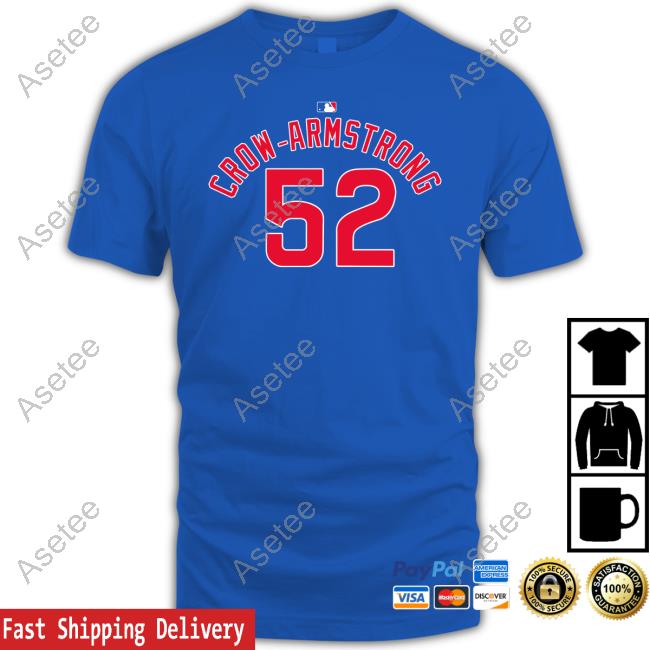 Mlb jersey numbers crow armstrong 52 shirt, hoodie, sweater, long