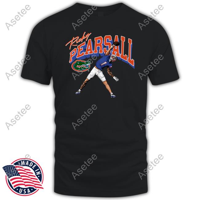 Ricky pearsall Florida gators ncaa Football black caricature shirt, hoodie,  sweater, long sleeve and tank top