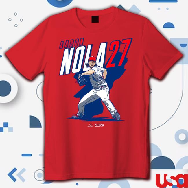 Intheclutch Shop Aaron Nola Name And Number MLBPA Shirt - hoodie, t-shirt,  tank top, sweater and long sleeve t-shirt