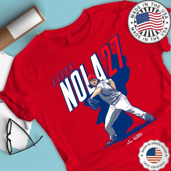 Intheclutch Shop Aaron Nola Name And Number MLBPA Shirt - hoodie, t-shirt,  tank top, sweater and long sleeve t-shirt